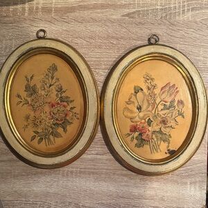 Vintage Borghese Wall Placques [pair]